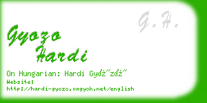 gyozo hardi business card
